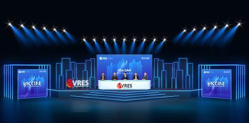 2021년에 개최된 '베트남 부동산 회담' (VRES 2021) 진행 모습